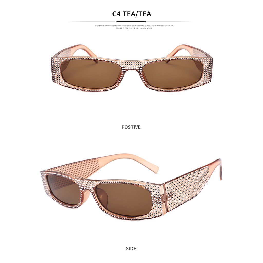 Kính mát chống tia UV400 phong cách vintage thời trang cho nữ Samjune