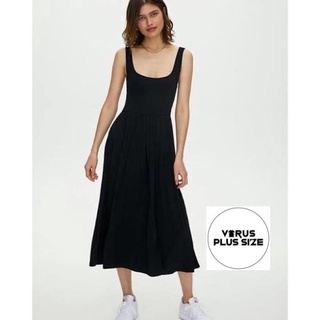 Đầm midi bigsize wilfired xuất xịn thun cotton bigsize vnxk