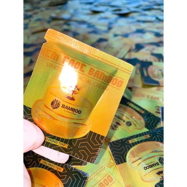 Kem face Bamboo dạng gói, dùng 2-3l
