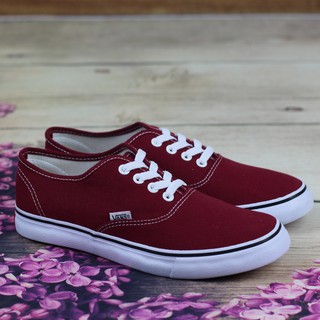 Giày Sneaker Nam & Nữ Vs  Classic Phong Cách  Đỏ Đô