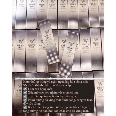 Kem dưỡng mắt SNP W+ Bird's Nest Eye Cream Chính Hãng
