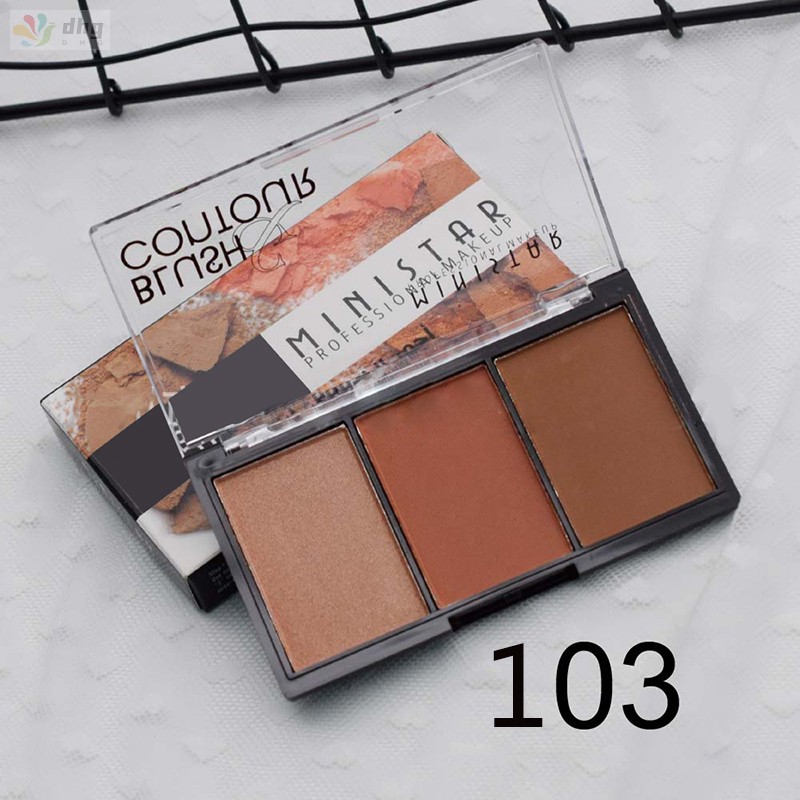 (hàng Mới Về) Set 1 Bảng Phấn Bắt Sáng Tạo Khối 3 Màu Tiện Dụng | BigBuy360 - bigbuy360.vn