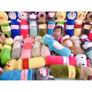 Gối ôm gấu bông Pikachu 70cm