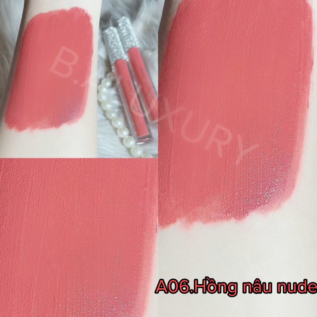 Son B.A Luxury V3 - Son Kem Hữu Cơ Siêu Lì Mềm Môi Không Chì Cao Cấp