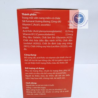 Sắt Folic Extra - Hộp 100 Viên