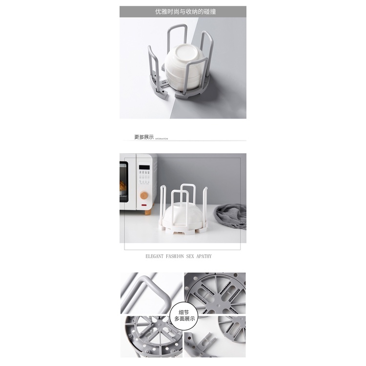 Giá Nhựa Đa Năng Để Chén Dĩa Ráo Nước Có Thể Điều Chỉnh