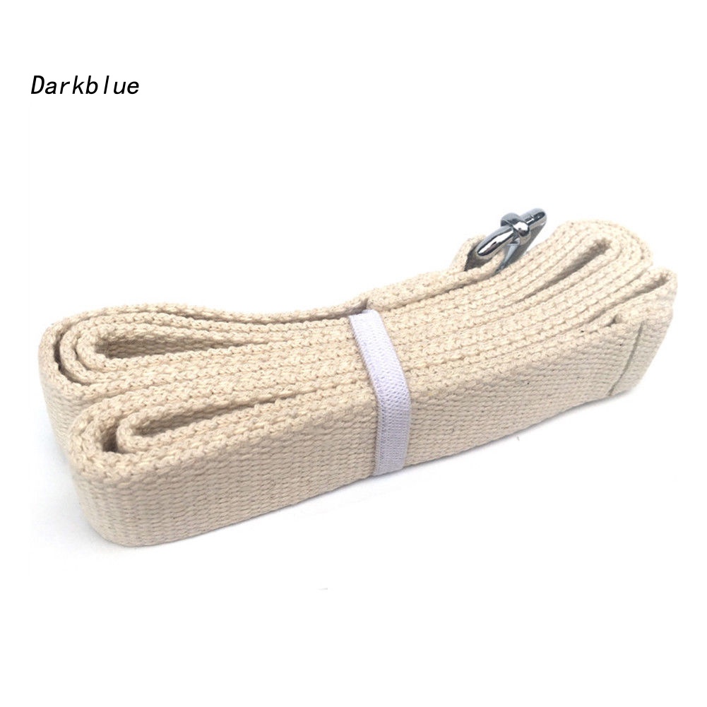Dây Đai Kháng Lực Có Khóa Vòng Chữ D Bằng Cotton Hỗ Trợ Luyện Tập Yoga / Gym / Thể Hình Tại
