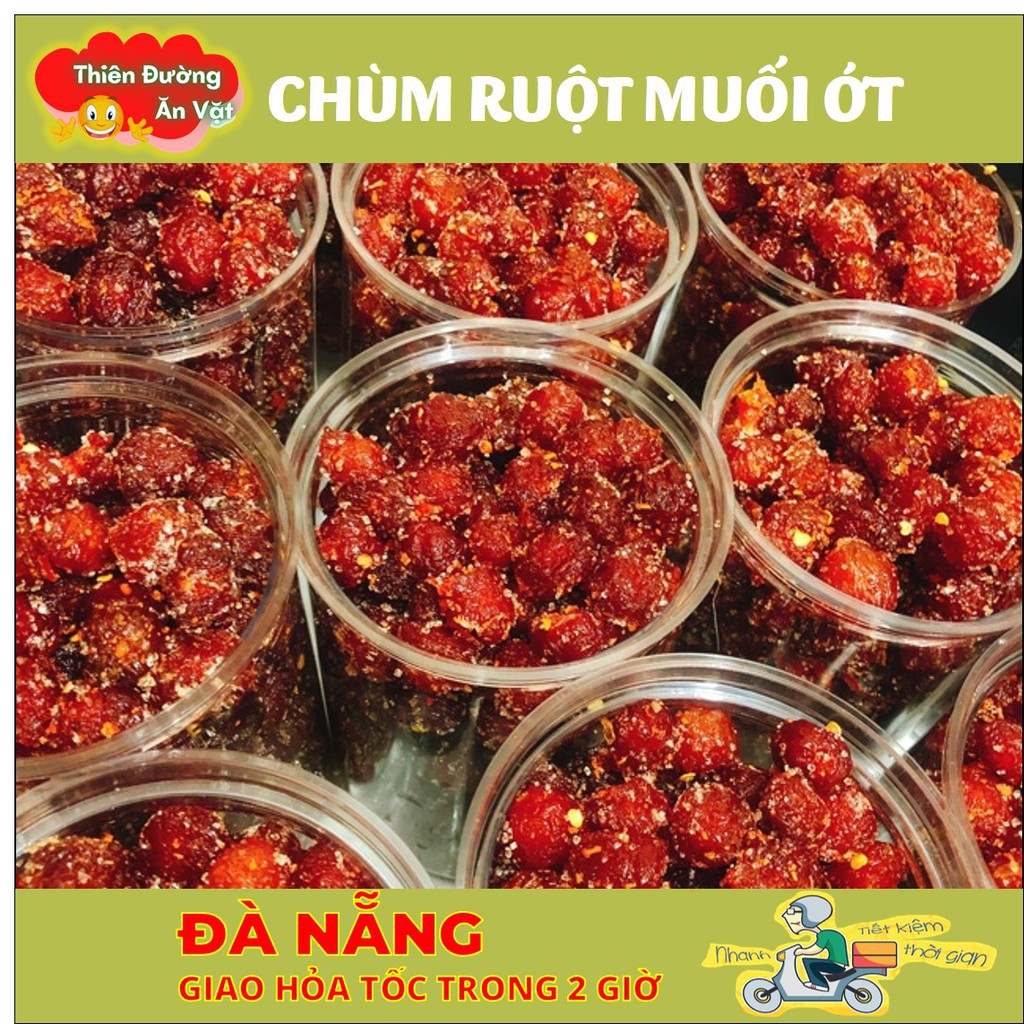 Đồ ăn vặt ngon - Chùm ruột muối ớt - Hủ pet 500g | BigBuy360 - bigbuy360.vn