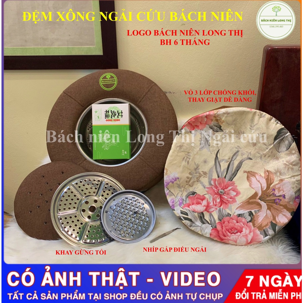 (LOGO CTY) Ghế ngải cứu đa năng, ghế ngải cứu xông hơi trĩ, xương khớp, đệm xông ngải