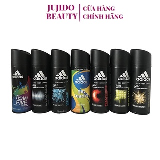 Xịt Khử Mùi Nam Adidas Deo Body Spray 48H 150ml Lưu Hương Toàn Thân Phong Cách Lịch Lãm, Nam Tính