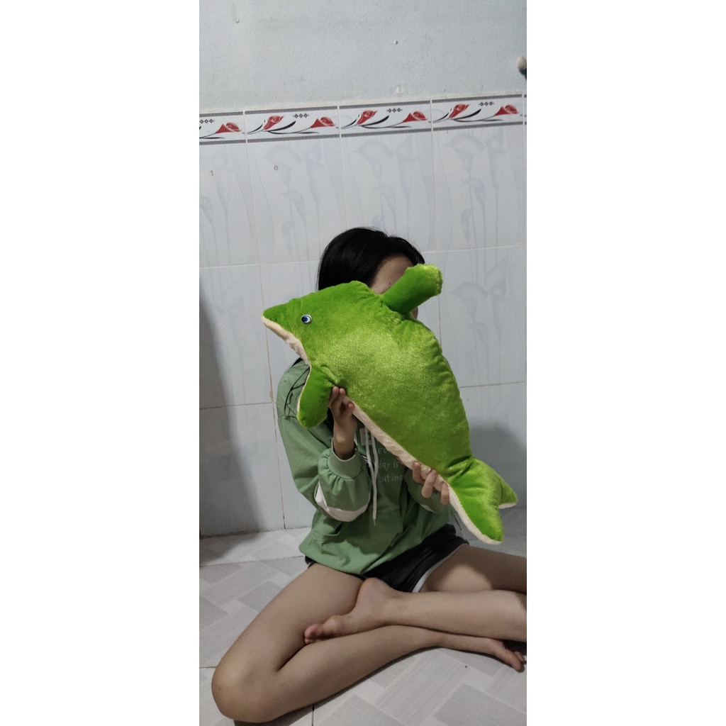 Cá Heo Nhồi Bông Làm Từ Vải Siêu Mịn Và Gòn Tinh Khiết, Gối Ôm, Gấu Bông, Thú Nhồi Bông GauBongBoBo