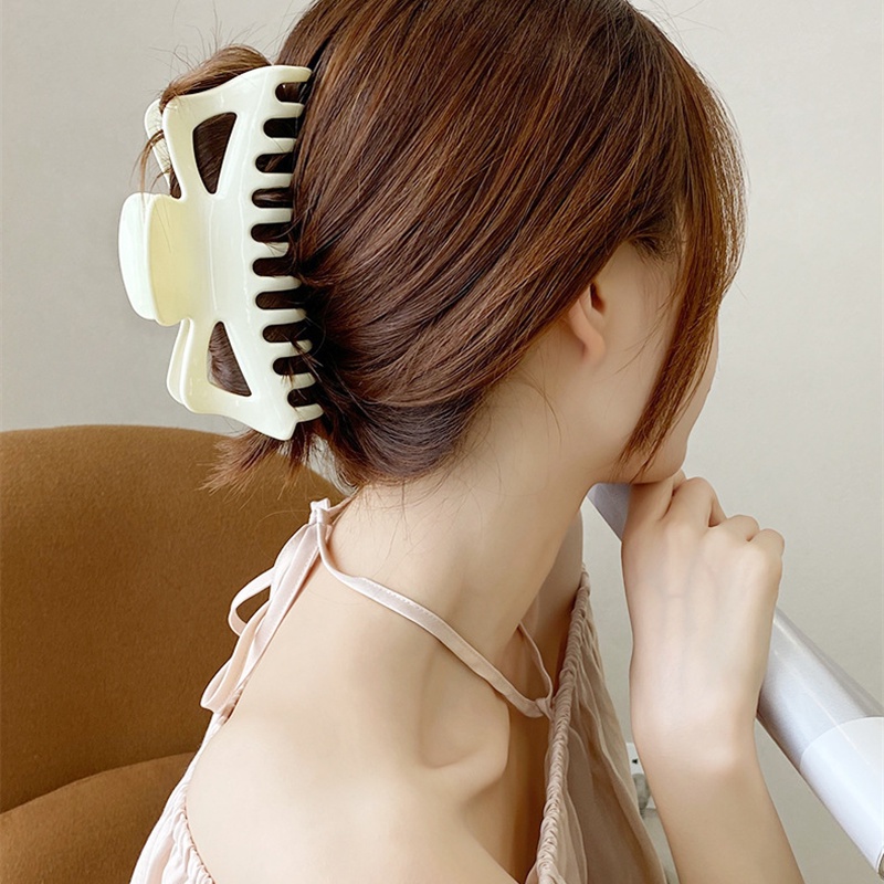 Kẹp Tóc Cá Mập 5Cm*14cm Thiết Kế Đơn Giản Thời Trang Cho Nữ