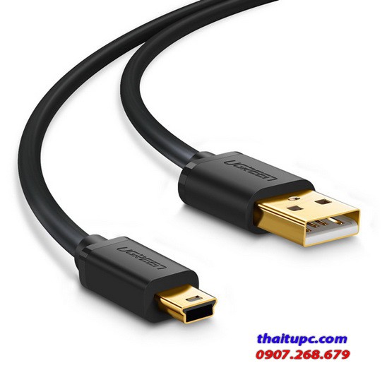 Cáp chuyển đổi Mini USB sang USB 2.0 dài 1m chính hãng Ugreen 10355