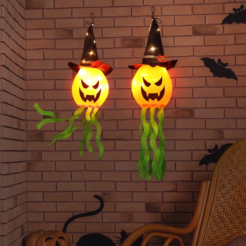 Đèn Lồng Led Hình Bí Ngô / Ma Trang Trí Halloween