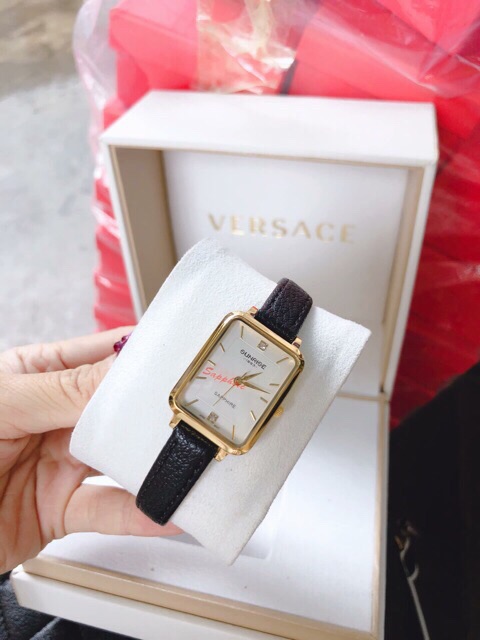 Đồng hồ nữ Sunrise mặt vuông chính hãng dây da nhiều màu cao cấp | BigBuy360 - bigbuy360.vn