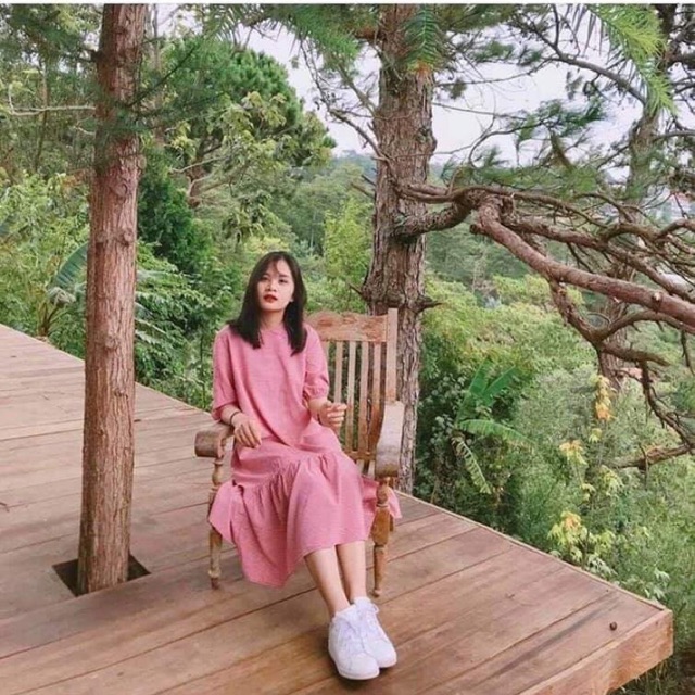 Đầm caro đỏ Julie house