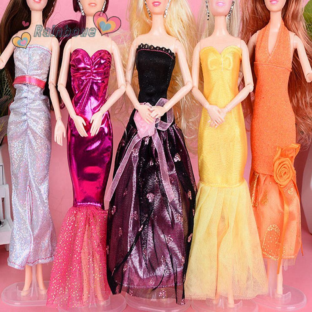 RAINBOW 30cm Dolls Dress Girl Clothes Casual Wear Kids Gift Toy Doll Accessories