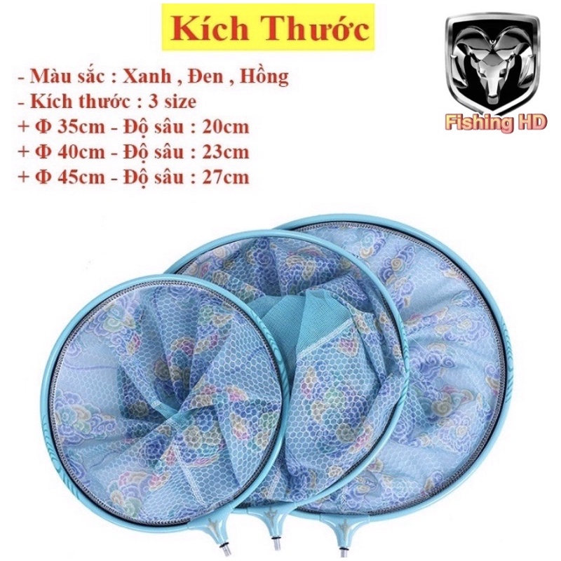 Mặt Vợt Carbon Cao Cấp Vợt Cá chuyên dụng câu đài KK17 đồ câu FISHING_HD