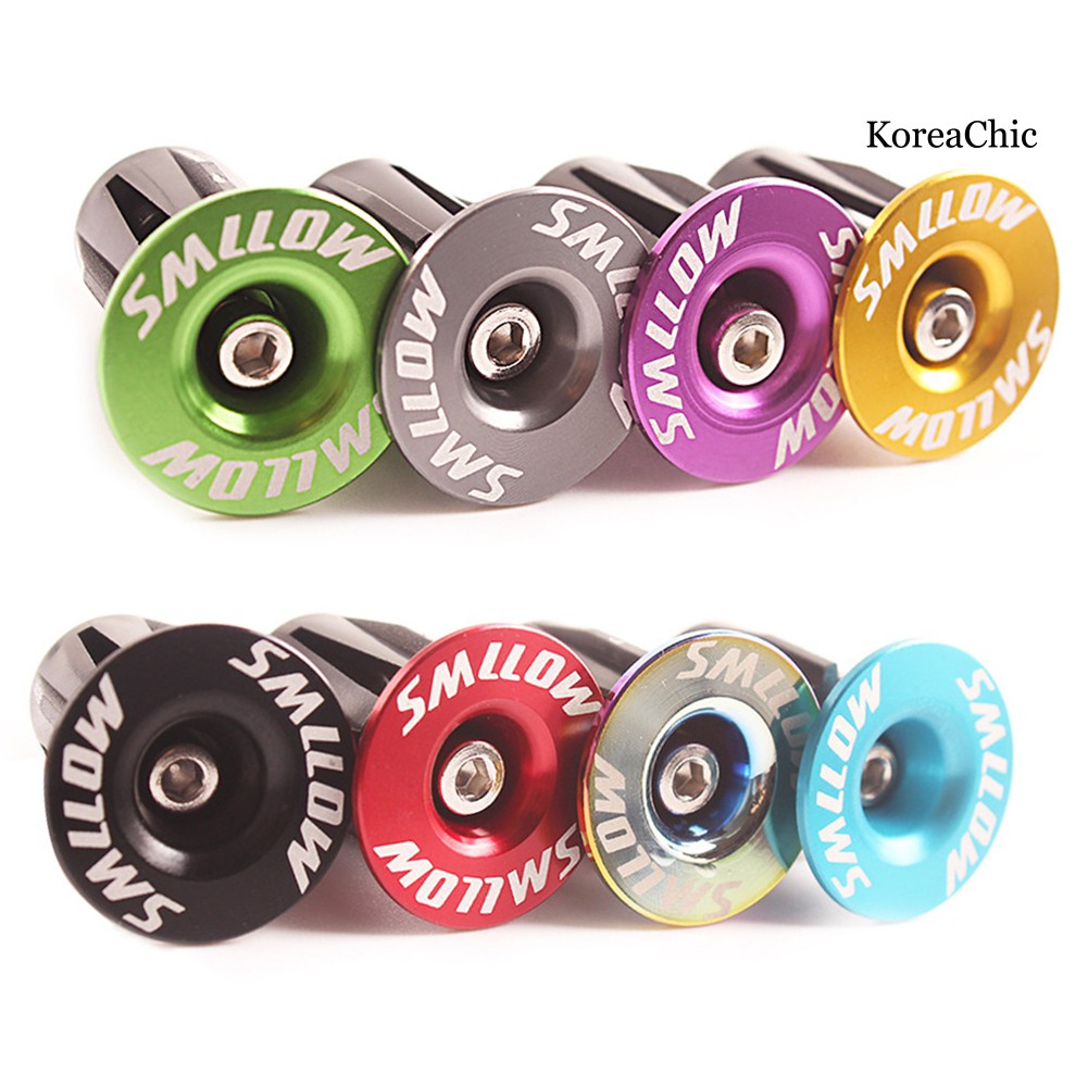 Bộ 2 nút bịt đầu tay cầm cho xe đạp bằng hợp kim nhôm