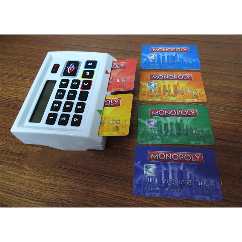 Board game Monopoly Ultimate Banking | bộ trò chơi cờ tỷ phú 4.0 ngân hàng điện tử có máy ATM quẹt thẻ tự động electroni