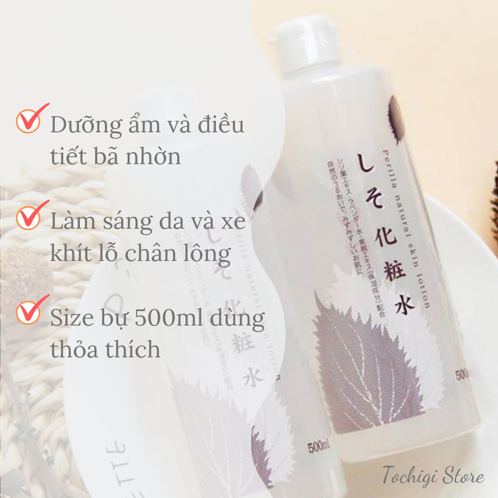 Lotion tía tô Perilla dưỡng ẩm và làm sáng da