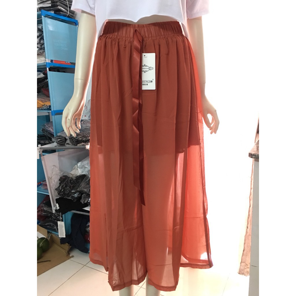TT243 - Quần Voan Culottes 2 Lớp