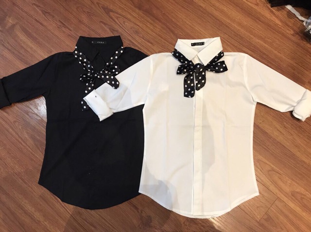 Sơ mi trắng cổ đức