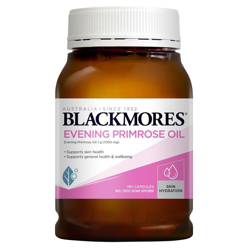 Hoa anh thảo Blackmores Evening primrose oil 190 capsules - ĐỦ BILL- ĐI AIR- DATE 2024
