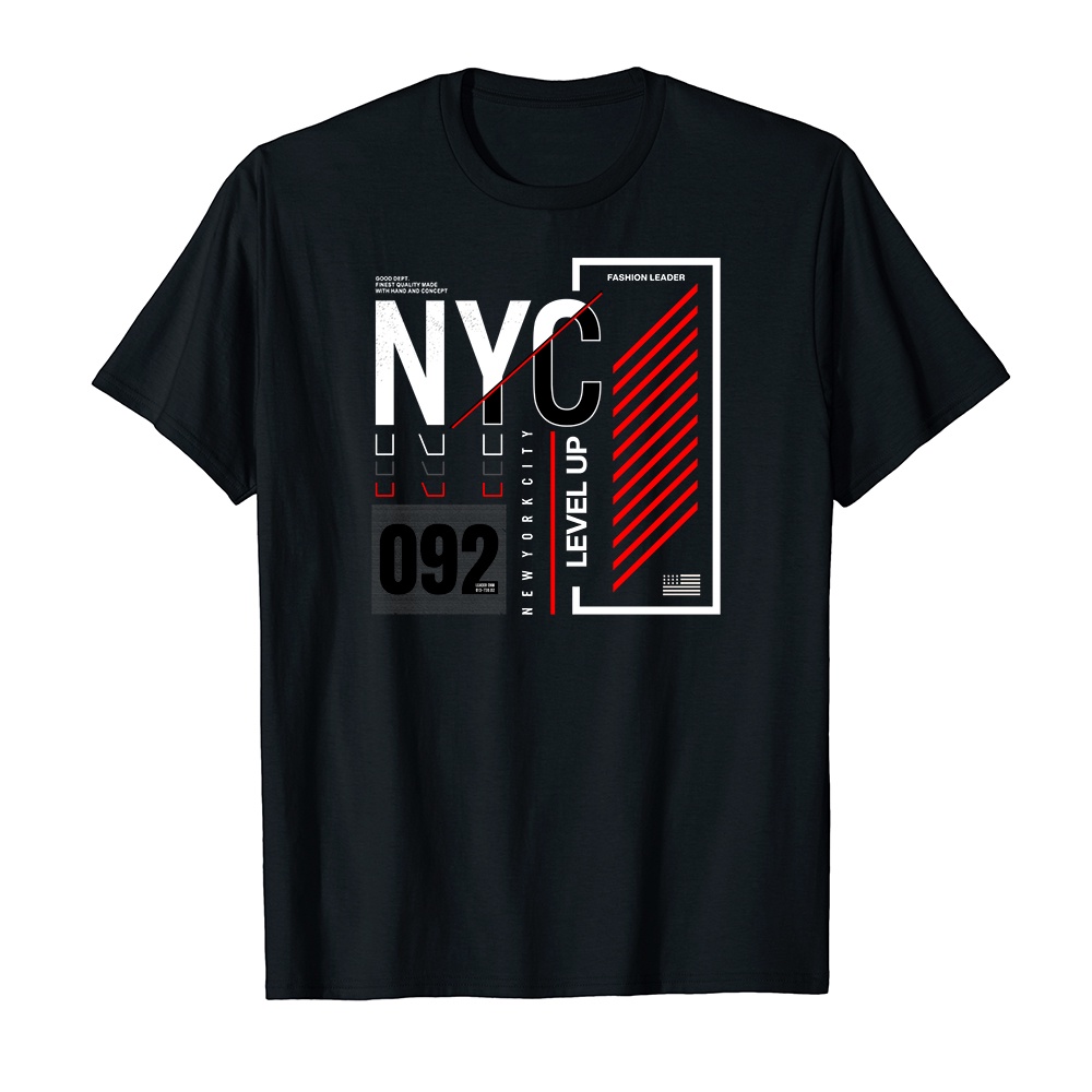 Áo thun cotton unisex HTFashion in hình new york city 14169