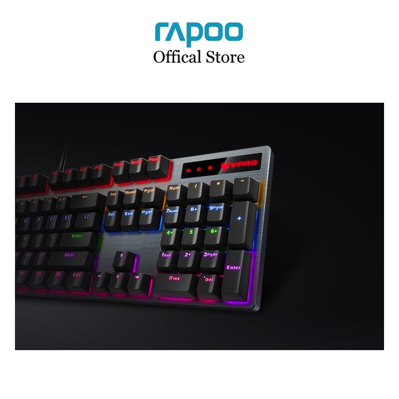 Bàn phím cơ Rapoo Gaming V500 Pro có dây - Blue switch