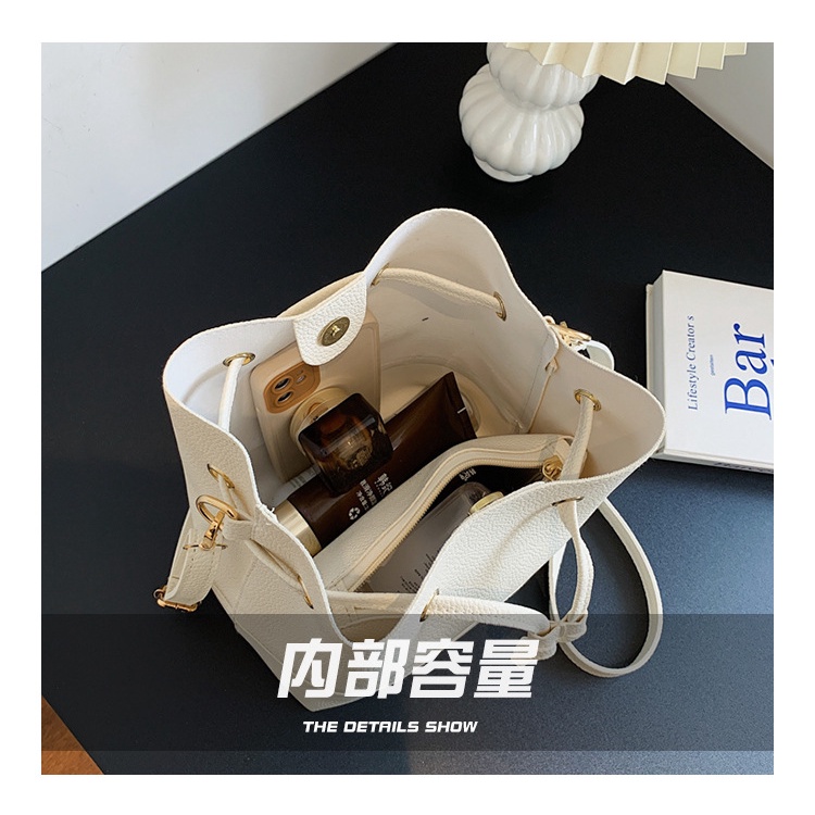 Túi Xách JASMIN NOIR Da PU Thiết Kế Đơn Giản Thời Trang Cho Nữ