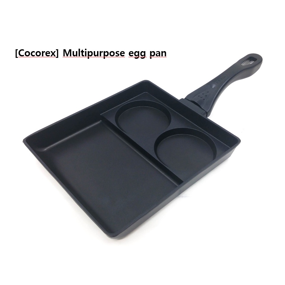 Chảo chiên trứng đa năng 3 ngăn tiện lợi Hàn Quốc MULTIPURPOSE EGG PAN