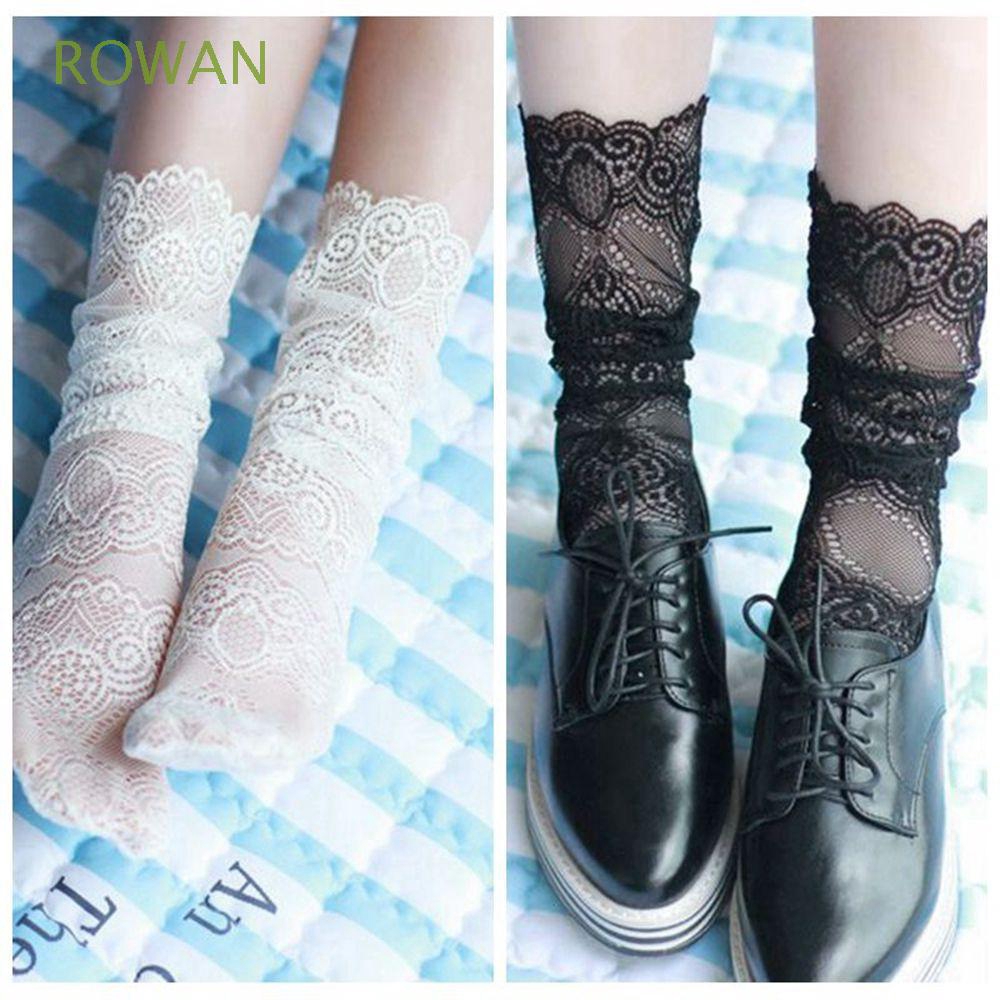 Tất ren màu trơn quyến rũ cho nữ