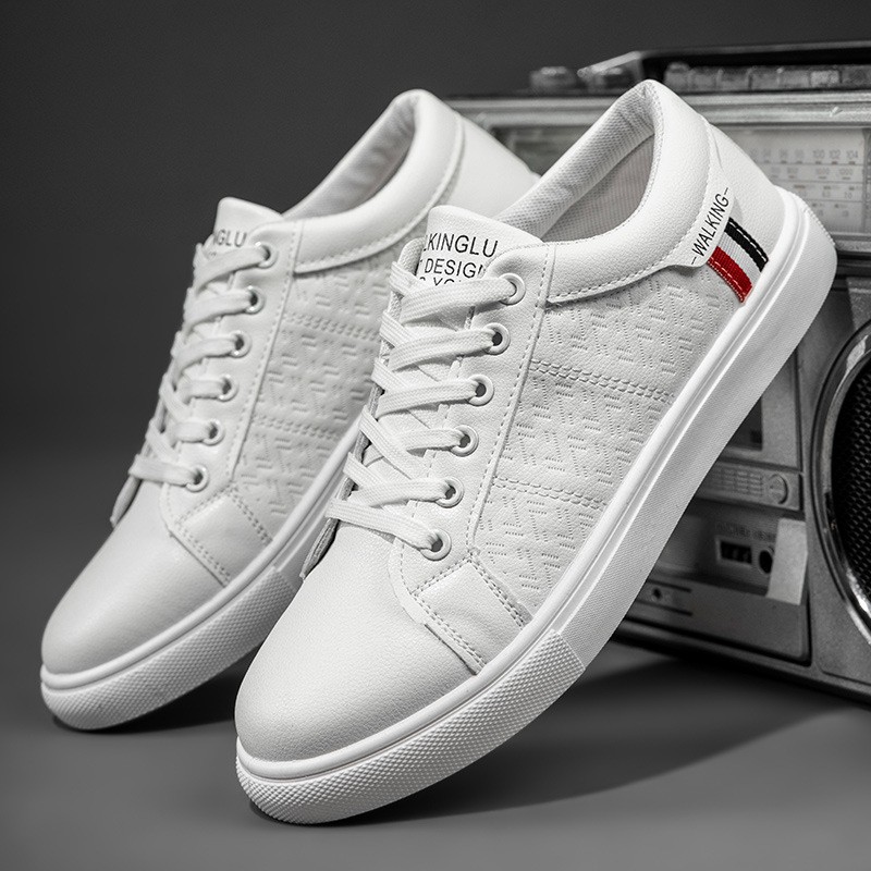 Giày Thể Thao Nam Màu Trắng Xu Hướng Mới Hàn Quốc 2021 | BigBuy360 - bigbuy360.vn