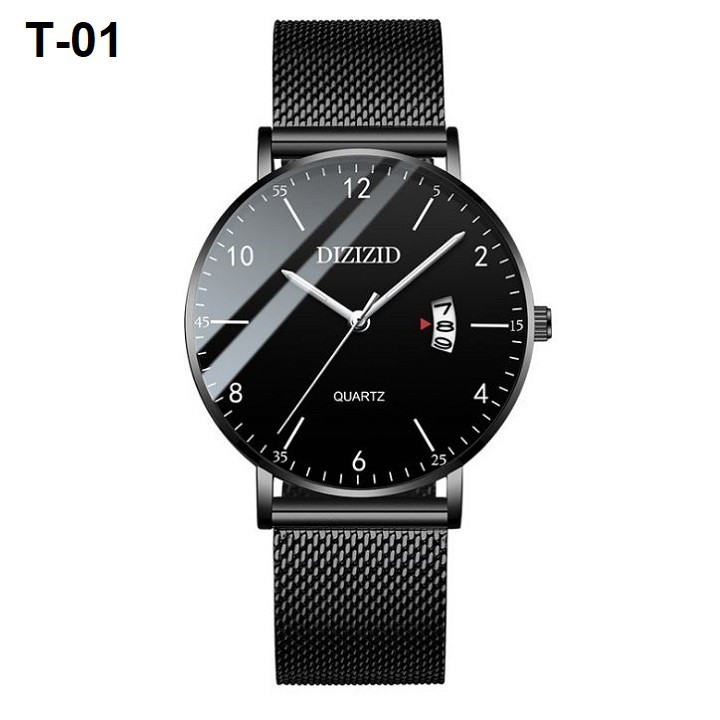 Đồng hồ thời trang nam DIZIZID 8012 dây mành cao cấp