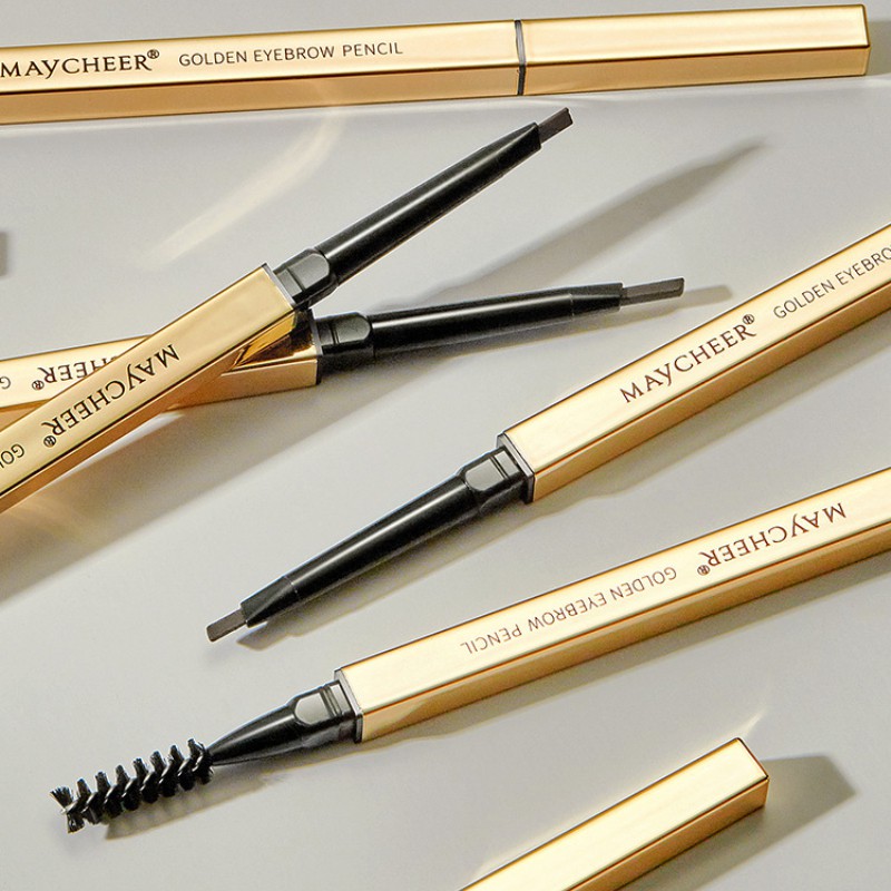 Maycheer Super Smooth Triangle Small Double-ended Eyebrow Pencil Long Lasting Waterproof Sweatproof Eyebrow Pencil | BigBuy360 - bigbuy360.vn