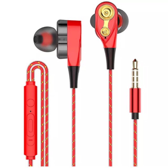 Tai nghe dây kép âm thanh 4D Tai nghe Bluetooth