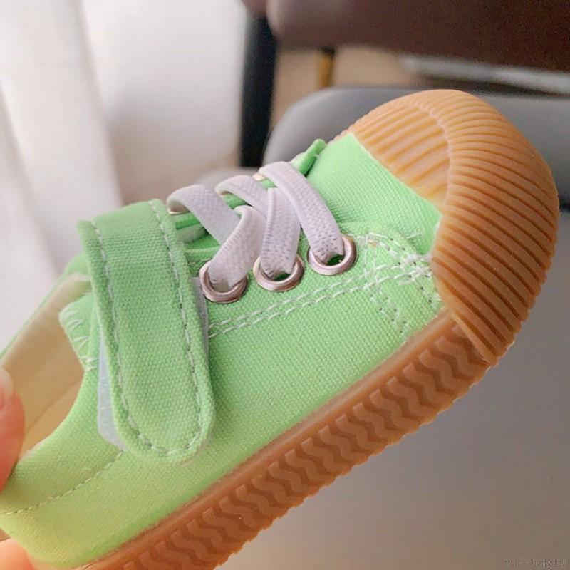 Giày Vải Bố Thoáng Khí Chống Trượt Thời Trang Dành Cho Bé Tập Đi