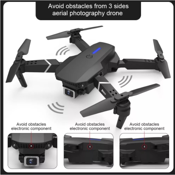 Flycam Mini , Flycam Full Hd , Máy Bay Điều Khiển Từ Xa - Drone - Máy bay điều khiển từ xa EBO E88 Drone X Pro