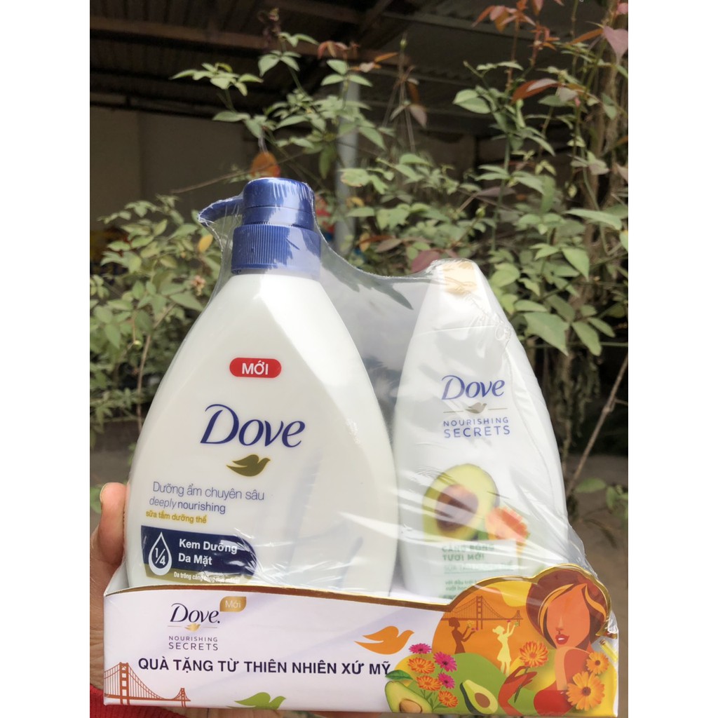 SỮA TẮM DƯỠNG THỂ DOVE 530ML tặng nước rửa tay