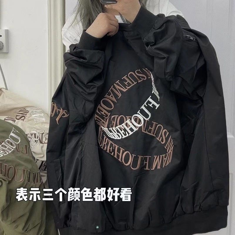 Áo Khoác Bóng Chày Thêu Chữ Thời Trang Mùa Xuân Mới 2022