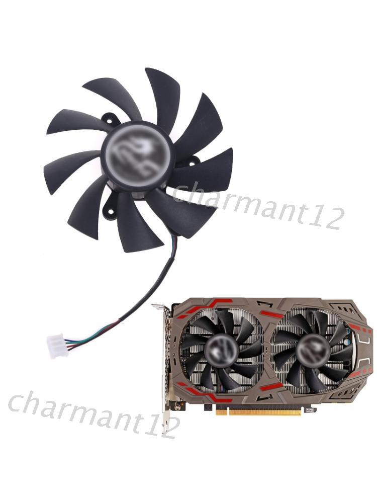 Quạt Tản Nhiệt 75mm 85mm 4pin Cho Igame Geforce Gtx 1070ti 1080