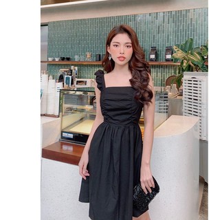 [Siêu Hot] Đầm hai dây/ đầm xoè hai dây nhún vai