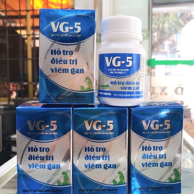 VG5 viên uống thải độc gan lọ 40 viên
