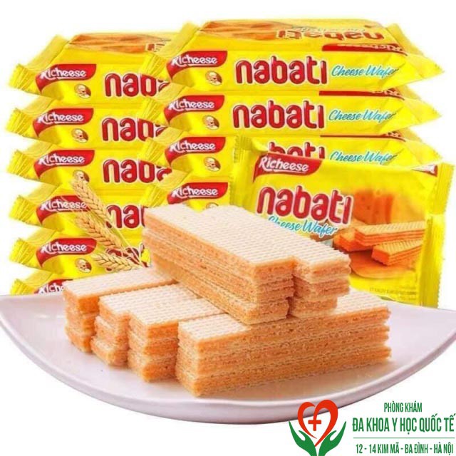 Bánh Kem Xốp Nabati Siêu Ngon - Lốc 10 Gói 20gr - 2 Vị Phô Mai - Socola [DATE LUÔN MỚI]