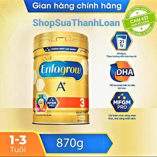 [HSD T7-2022] Sữa Enfagrow A+ 3 (870g)