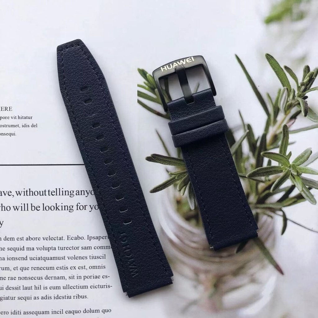 Phù Hợp Dây Đeo Bằng Da Thật Cho huawei / huawei gt4 46mm / gt3 46mm / gt2 46mm / pro / gt / gt2e / 3 / 3pro / glory magic222mm
