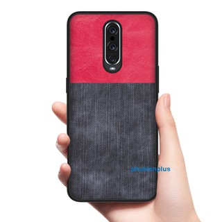 Ốp lưng OPPO R17 Pro Denim Color lưng da phối 2 màu