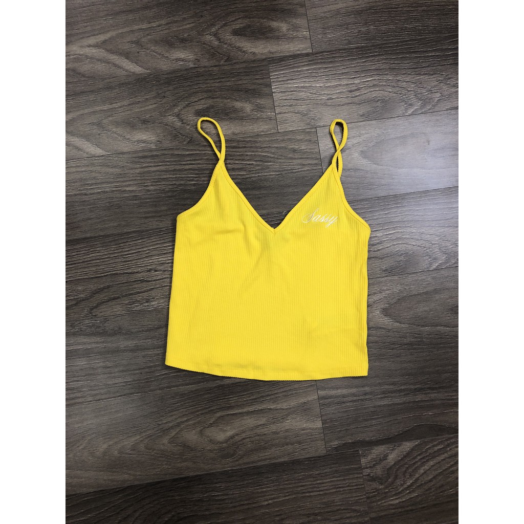Áo thun dây croptop F21