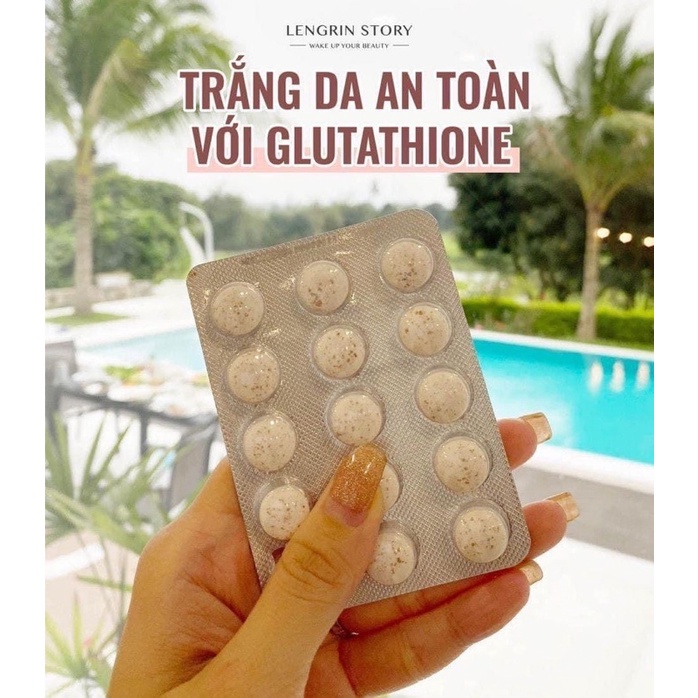 Viên ngậm trắng da Glutathion Fort